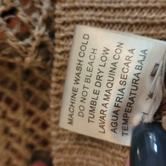 Love marks brand- size L - woman's hippie cardigan ~ Coachella vibes - Picture 10 of 10